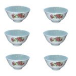 Price and Buy Red Rose Porcelain Tableware Bowl – Stylish and Durable Design (Set of 6) - Image 4