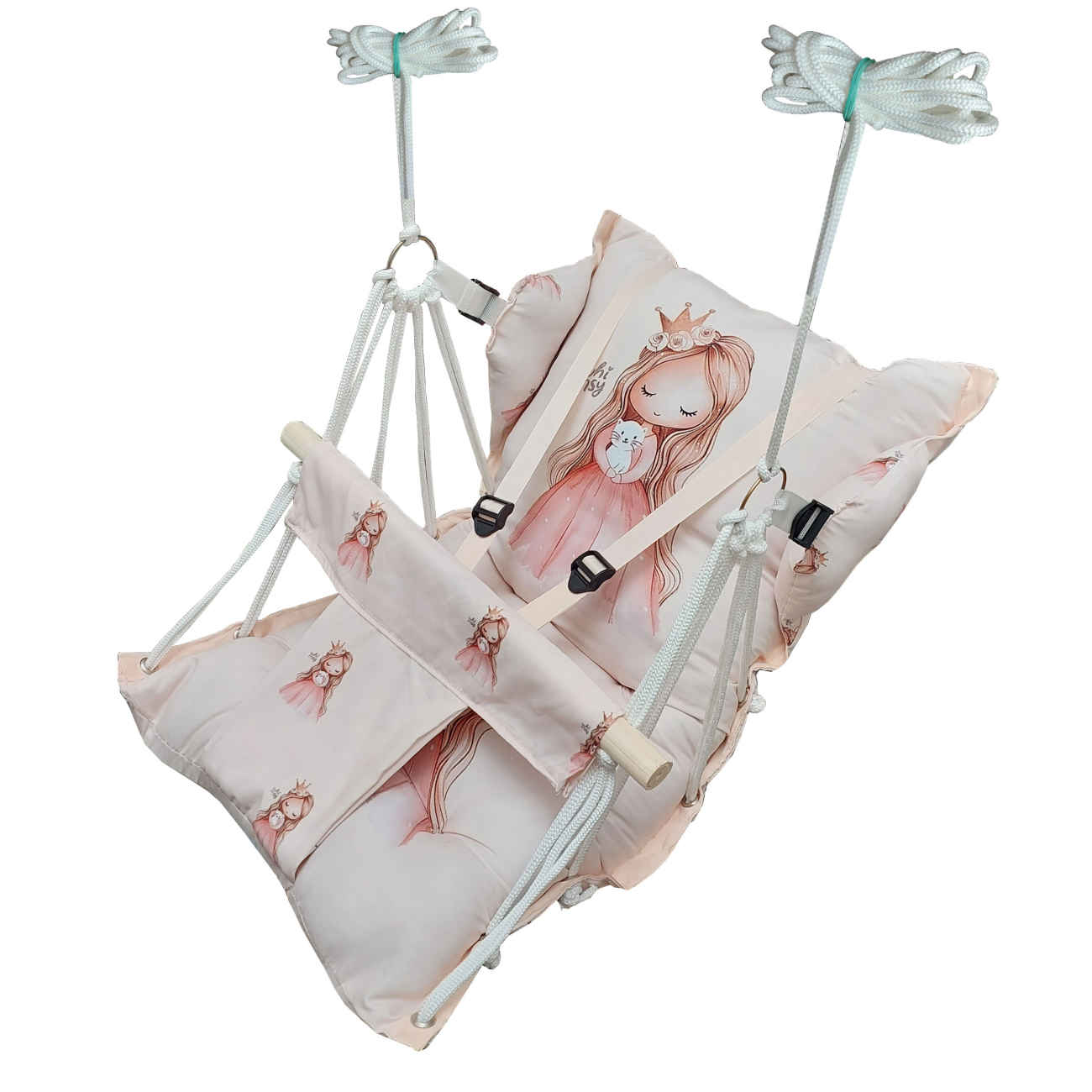 Price and Buy Relaxy-Style Baby Swing – Soft Microfiber & Solid Wood for Gentle Play and Napping_6903839055031.jpeg Price and Buy Relaxy-Style Baby Swing – Soft Microfiber & Solid Wood for Gentle Play and Napping - Image 1