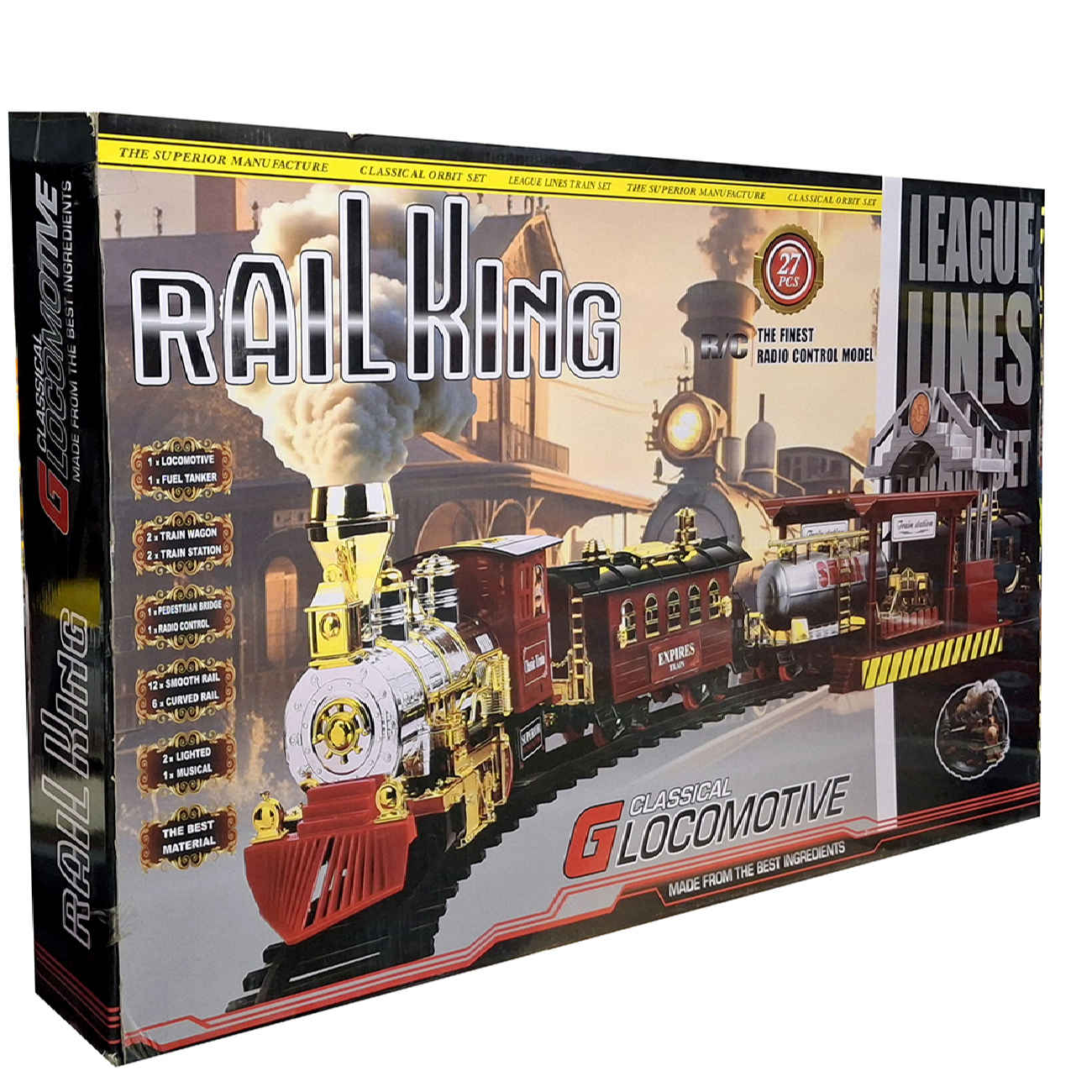 Price and Buy Remote-Controlled Toy Train – Super Classic Model for Kids & Collectors_690397439fce1.jpeg Price and Buy Remote-Controlled Toy Train – Super Classic Model for Kids & Collectors - Image 1