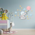 Price and Buy Removable Nursery Wooden Wall Stickers with Elephant Design - Image 4