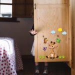 Price and Buy Removable Nursery Wooden Wall Stickers with Giraffe Design - Image 3