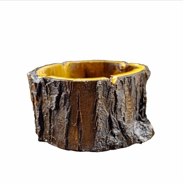 Price and Buy Resin Inlaid Wood Log Ashtray – Suitable for Indoor and Outdoor Use