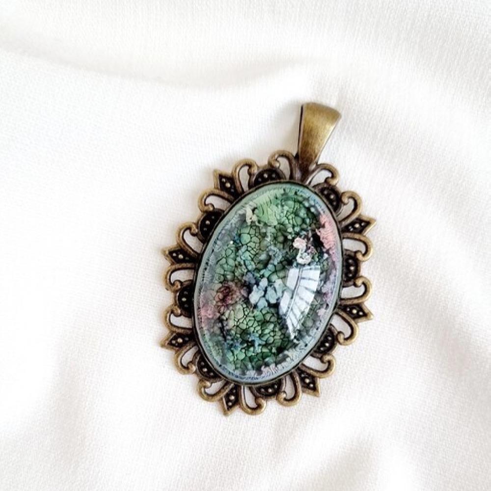 Price and Buy Resin Necklace Pendant for Women Handcrafted Abstract