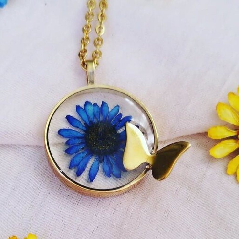 Price and Buy Resin Necklace Pendant for Women Handcrafted Butterfly