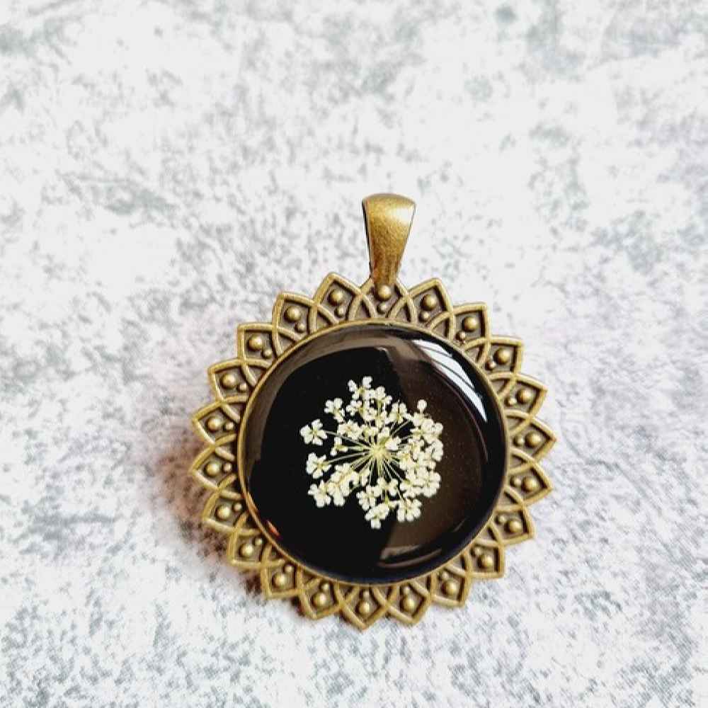 Price and Buy Resin Necklace Pendant for Women Handcrafted Shokaran - Image 3