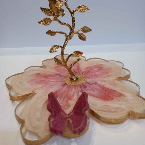 Price and Buy Resin Serving Platter with Brass Leaf Base & 3D Butterfly_68feae098f08d.jpeg Price and Buy Resin Serving Platter with Brass Leaf Base & 3D Butterfly
