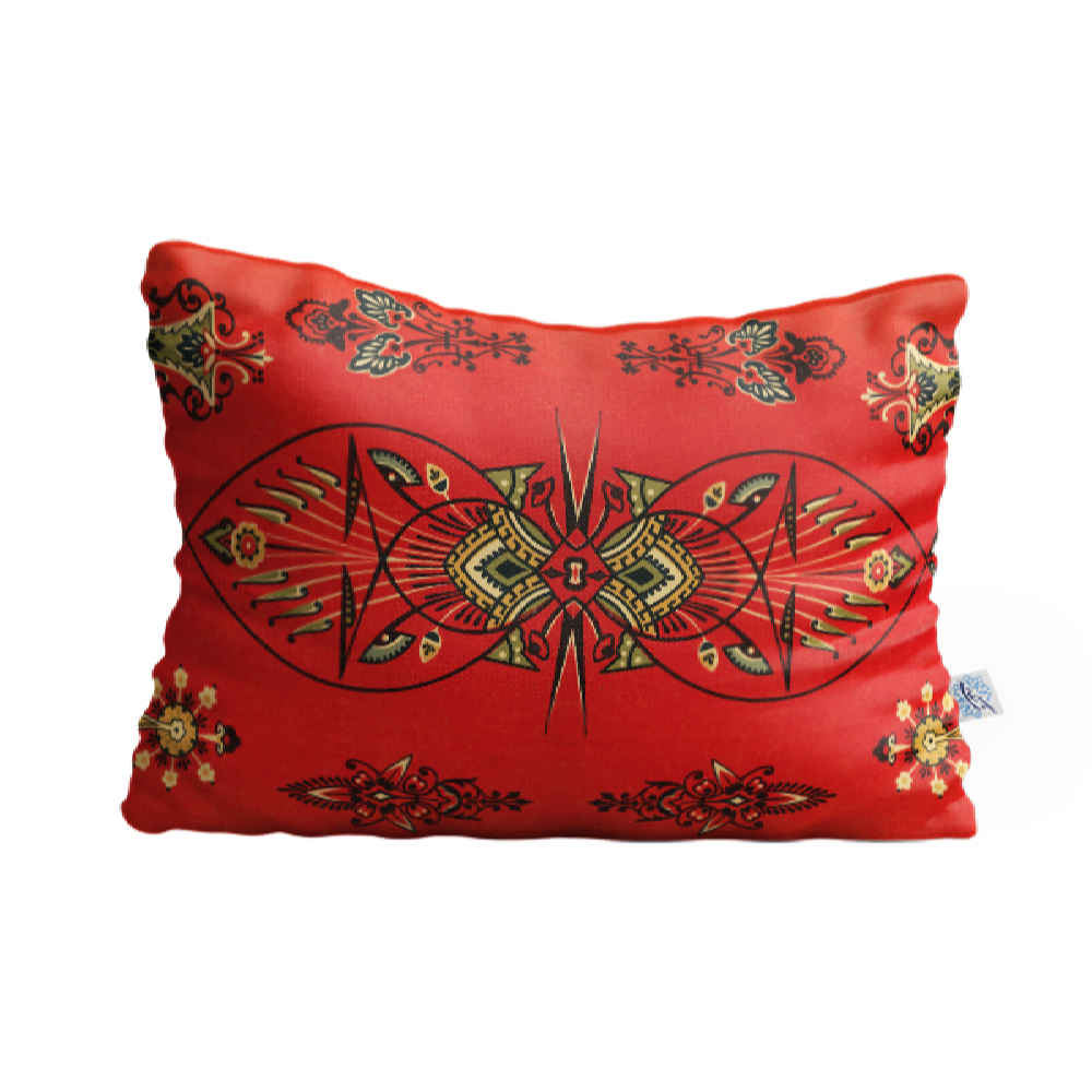 Price and Buy Restful Comfort Bed Pillow – Velvet Cover Orange Model Fara (2x)
