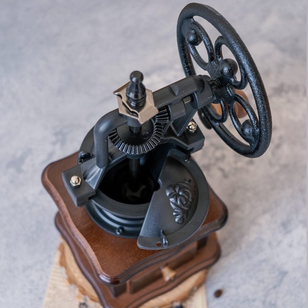 Price and Buy Retro Manual Coffee Bean Grinder Vintage Style – Mill Ferris Wheel Design_6903e869e3396.jpeg Price and Buy Retro Manual Coffee Bean Grinder Vintage Style – Mill Ferris Wheel Design - Image 3