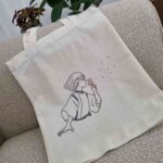 Price and Buy Reusable Beige Canvas Shopping Bag in Cream