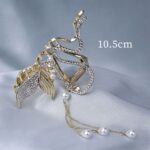Price and Buy Rhinestone Hair Claw – Mermaid Design - Image 4