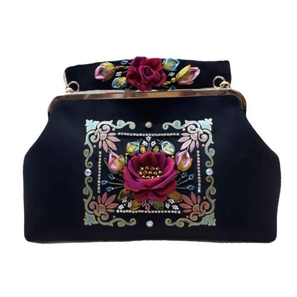 Price and Buy Ribbon Embroidery Clutch Handbag – Velvet with Samira Design_68fde663c303b.jpeg Price and Buy Ribbon Embroidery Clutch Handbag – Velvet with Samira Design