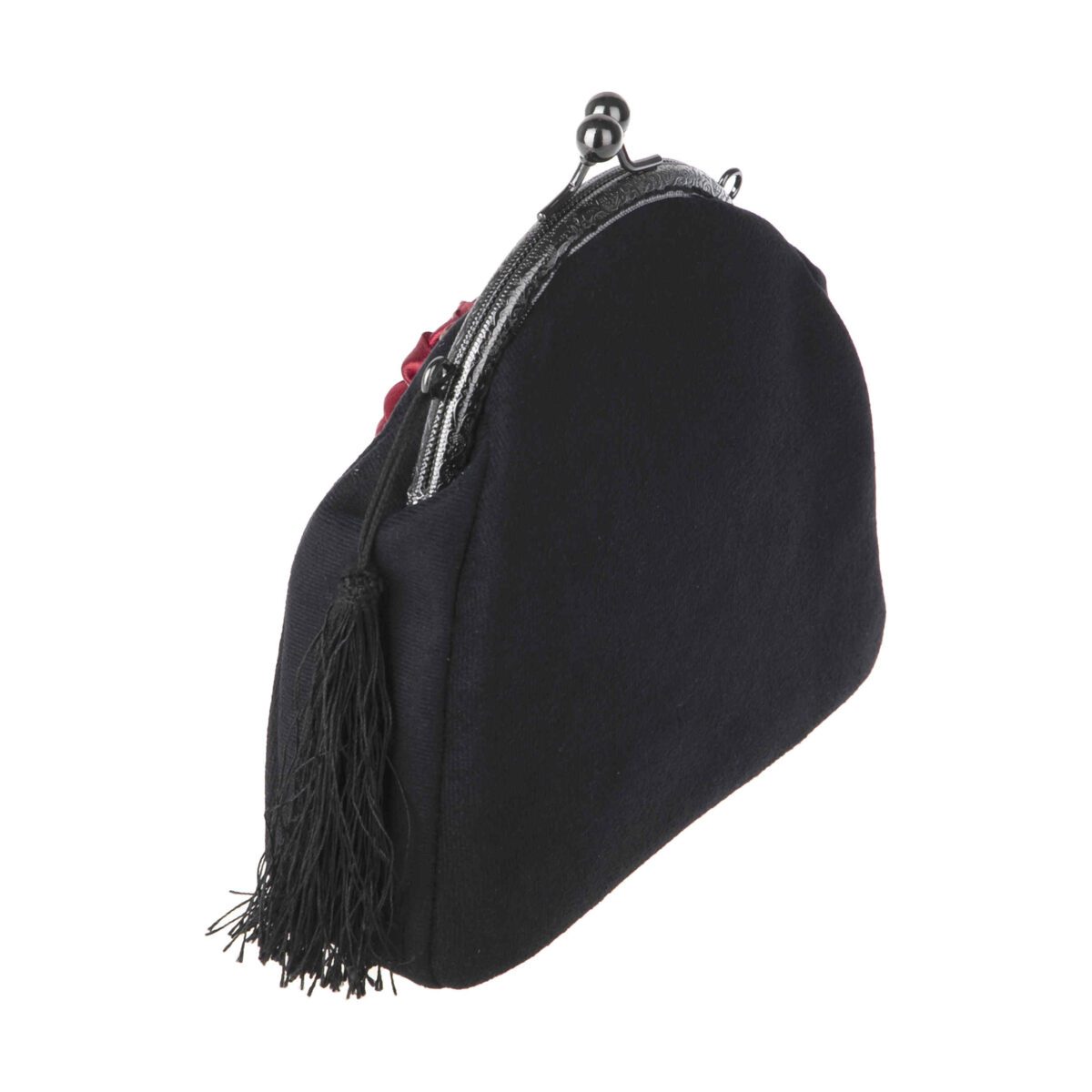 Price and Buy Ribbon Embroidery Clutch Handbag – Velvet with Tahoora Design - Image 6