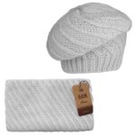 Price and Buy Ring Scarf and French Style Knitted Hat Set Perfect for Winter Warmth - Image 3
