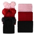Price and Buy Ring Scarf & Knitted Hat Set with Plush Fur Lining in Fantasy Ear Style - Image 4