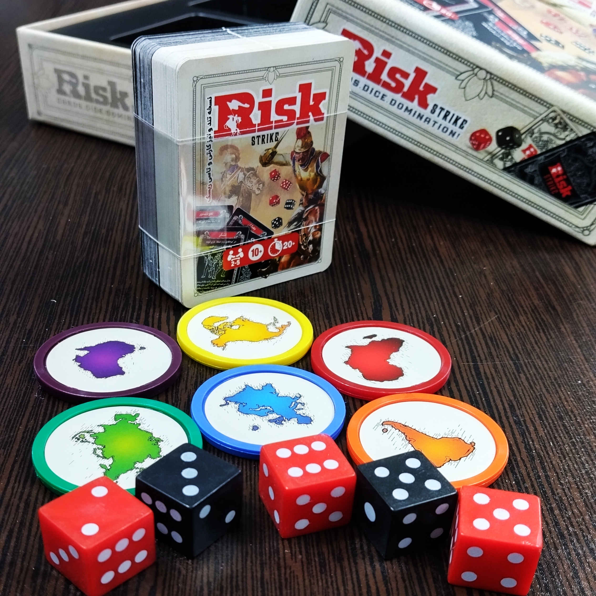 Price and Buy Risk Strike Playing Card Game with Unbeatable Battle Strategies (Farsi) - Image 4