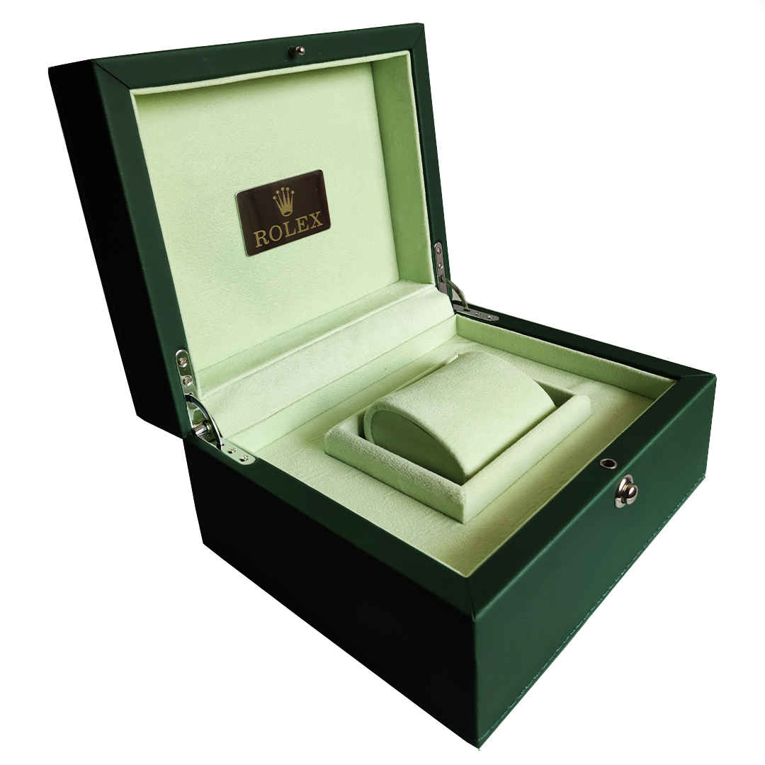 Price and Buy Rolex Watch Box with Synthetic Leather Cover – Single Slot - Image 3