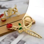Price and Buy Rose Flower Hair Claw for Women – Fashionable and Unique