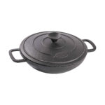 Price and Buy Round Cast Iron Grill Skillet for Camping with Lid