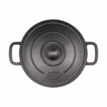 Price and Buy Round Cast Iron Grill Skillet for Camping with Lid - Image 4