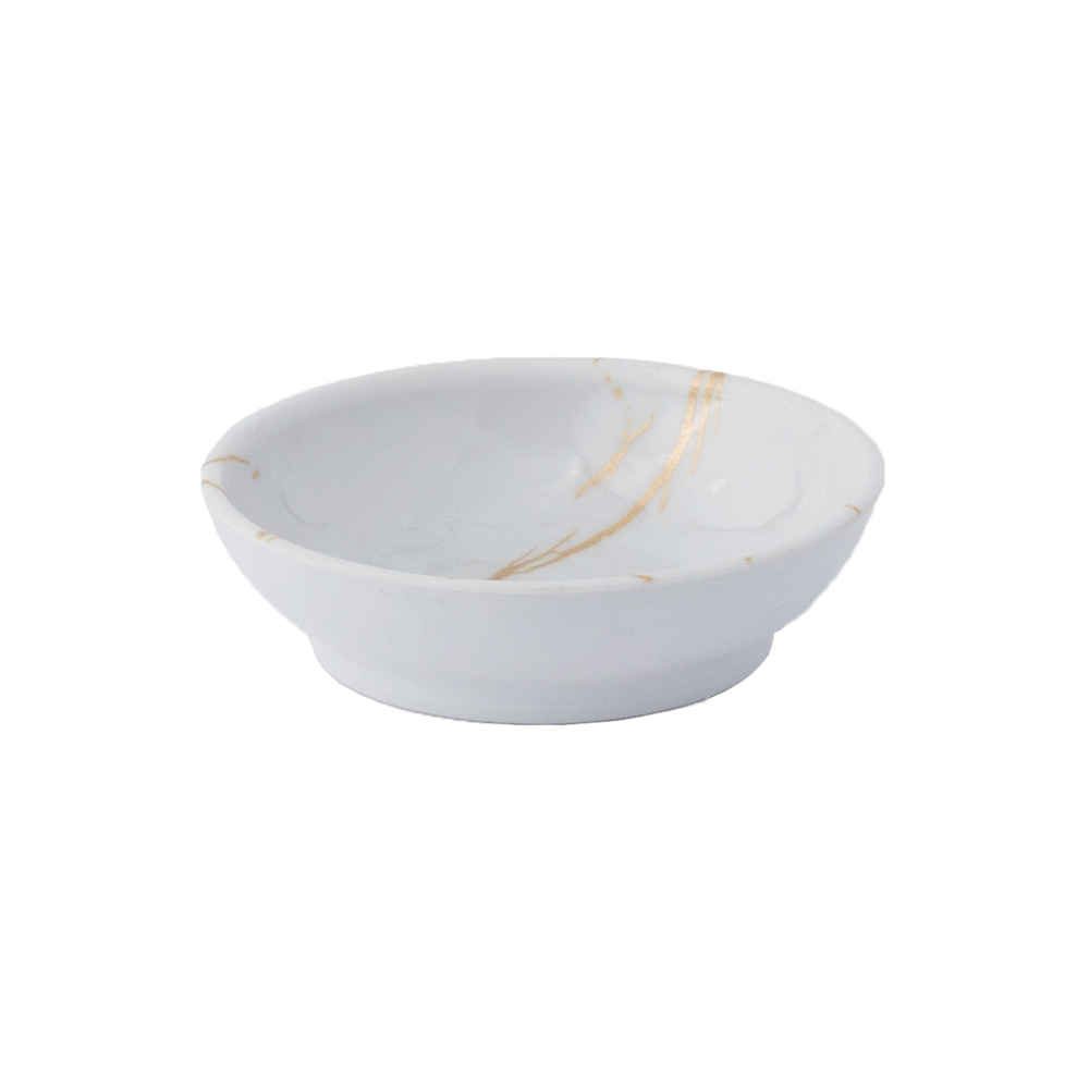 Price and Buy Round Melamine Dinnerware Bowls with Marble Design (Set of 6)