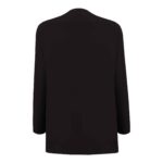 Price and Buy Round Neckline Manto with Embroidery Floral Design for Any Occasion in Black - Image 4