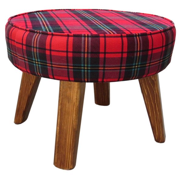 Price and Buy Round Velvet Footstool With Wooden Legs Model Burberry_68fe3d4ae600b.jpeg Price and Buy Round Velvet Footstool With Wooden Legs Model Burberry