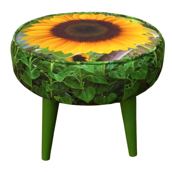 Price and Buy Round Velvet Footstool With Wooden Legs Model Sunflower_68fe3d32ae605.jpeg Price and Buy Round Velvet Footstool With Wooden Legs Model Sunflower