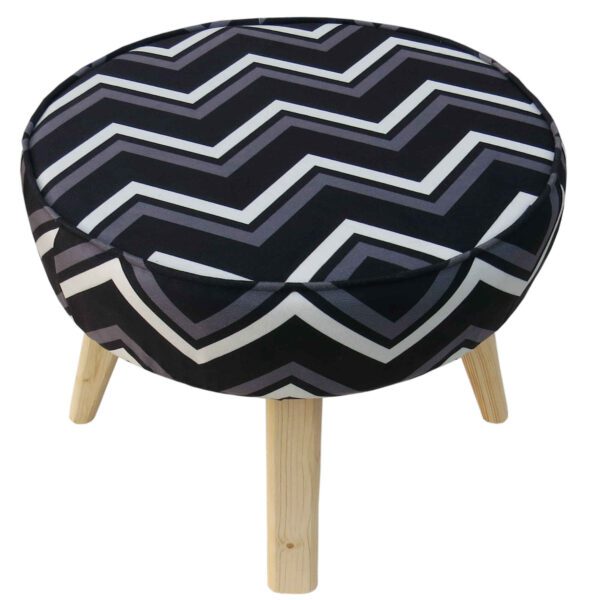 Price and Buy Round Velvet Footstool With Wooden Legs Model Zigzag_68fe3c9d93193.jpeg Price and Buy Round Velvet Footstool With Wooden Legs Model Zigzag