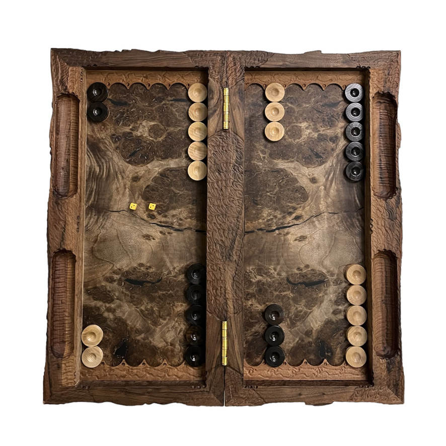Price and Buy Rumi-Inspired Backgammon Board Handcrafted Wooden - Image 3