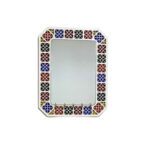 Price and Buy Rustic Entryway Mirror with Key Hooks – Traditional Wooden Key Organizer