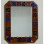 Price and Buy Rustic Entryway Mirror with Key Hooks – Traditional Wooden Key Organizer - Image 4