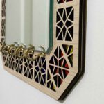 Price and Buy Rustic Entryway Mirror with Key Hooks – Traditional Wooden Key Organizer - Image 10