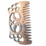 Price and Buy Rustic Hand-Carved Wooden Comb with Bird Design