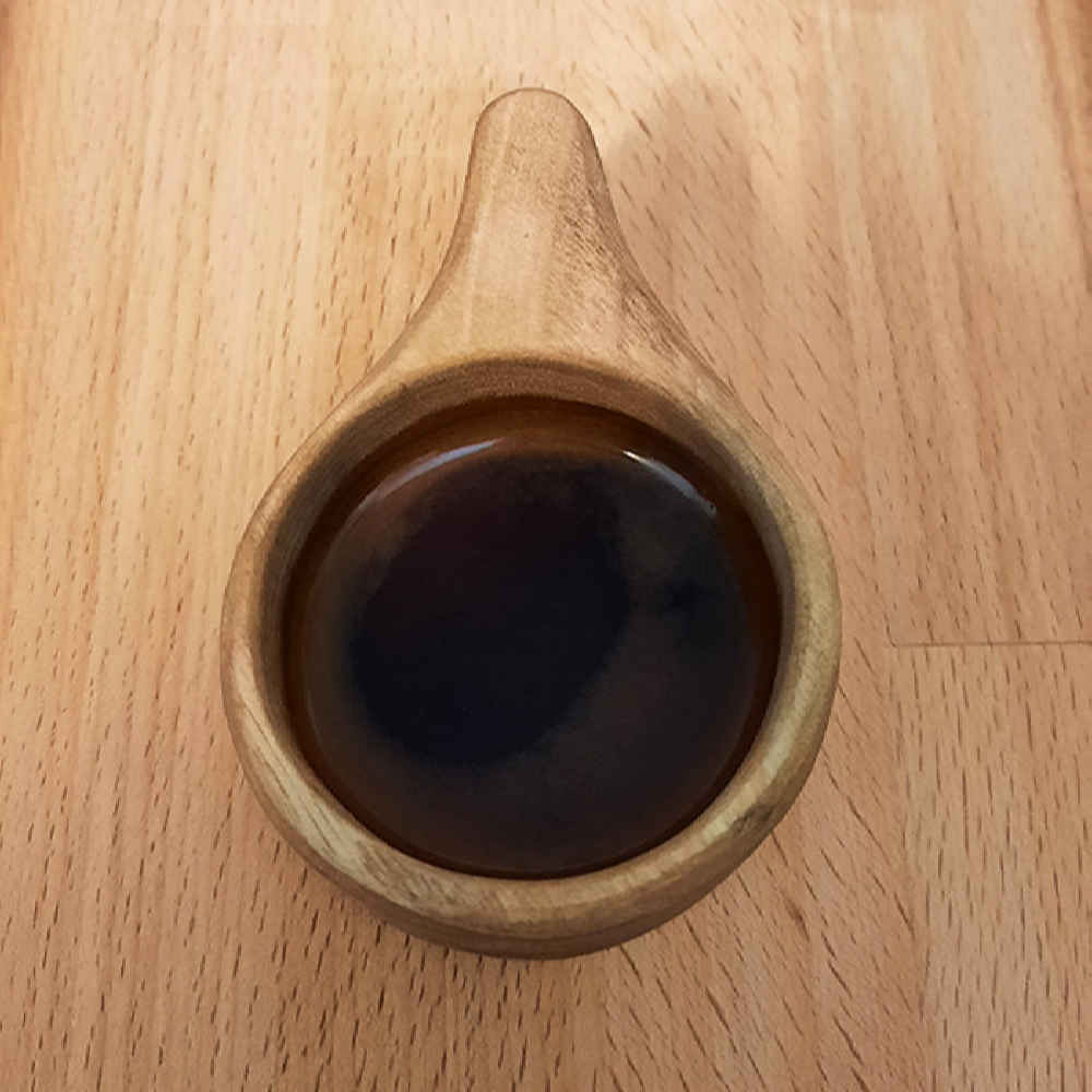 Price and Buy Rustic Wooden Cup – Handcrafted Camping Cup Model Mountain - Image 3