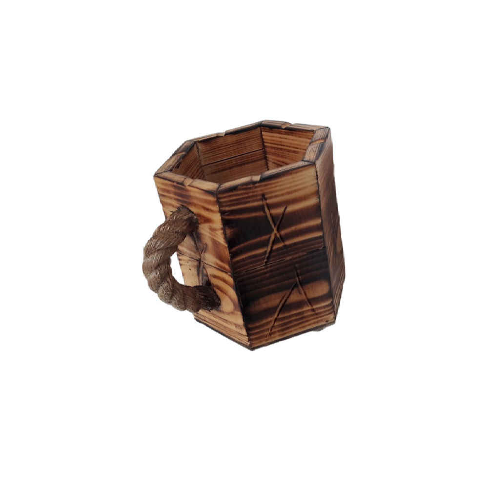 Price and Buy Rustic Wooden Cup – Handcrafted Camping Cup Model Roshana - Image 3