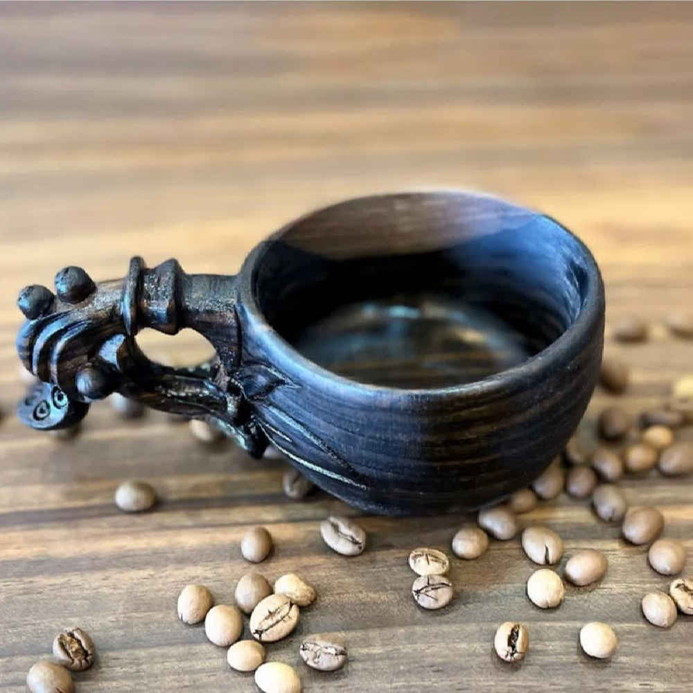 Price and Buy Rustic Wooden Cup – Handcrafted Camping Cup Model Sarv - Image 3