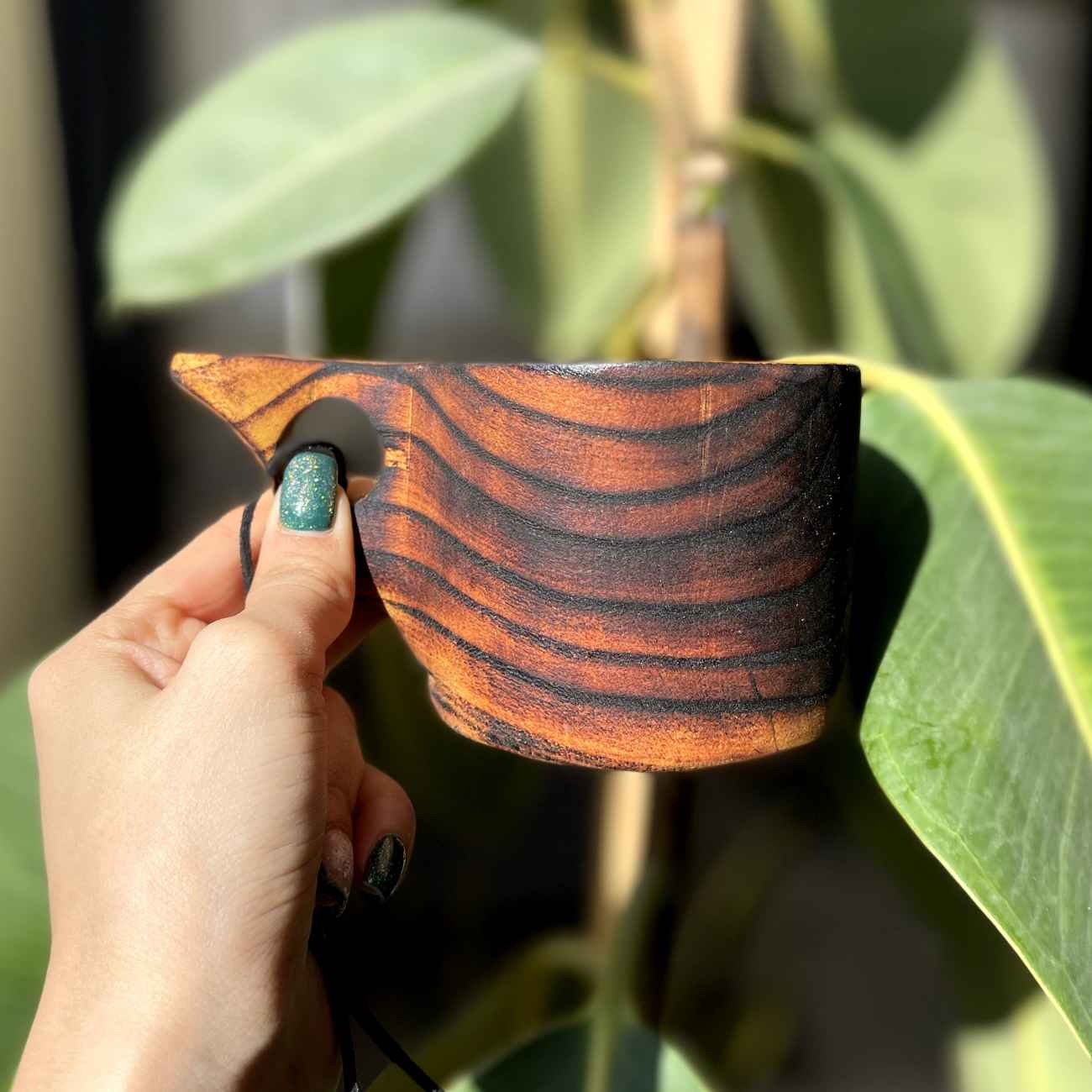 Price and Buy Rustic Wooden Cup – Handcrafted Camping Cup Suitable for Both Cold & Hot Drink