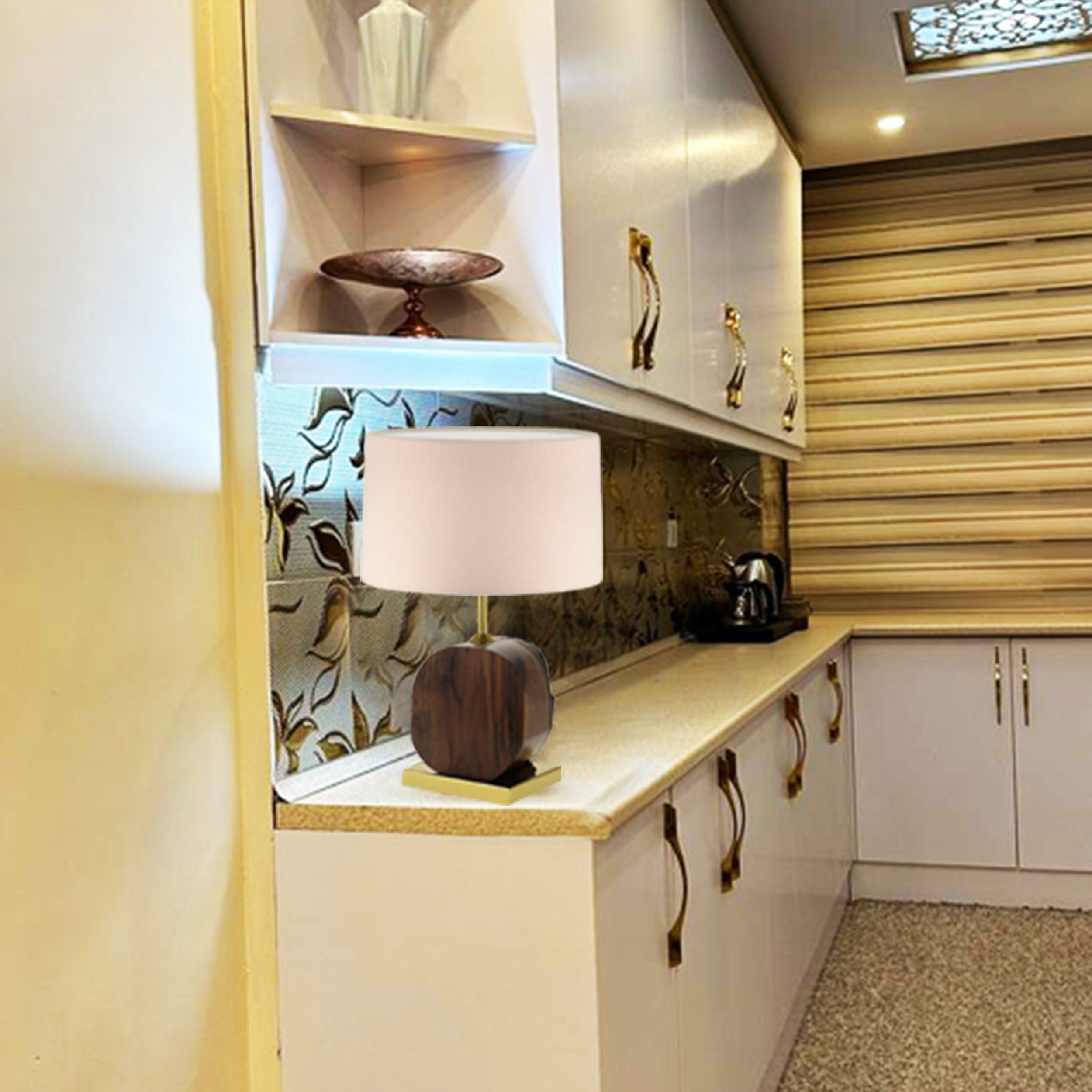 Price and Buy Rustic Wooden Log Table Lamp – Lighting Inspired by Nature’s Charm - Image 3