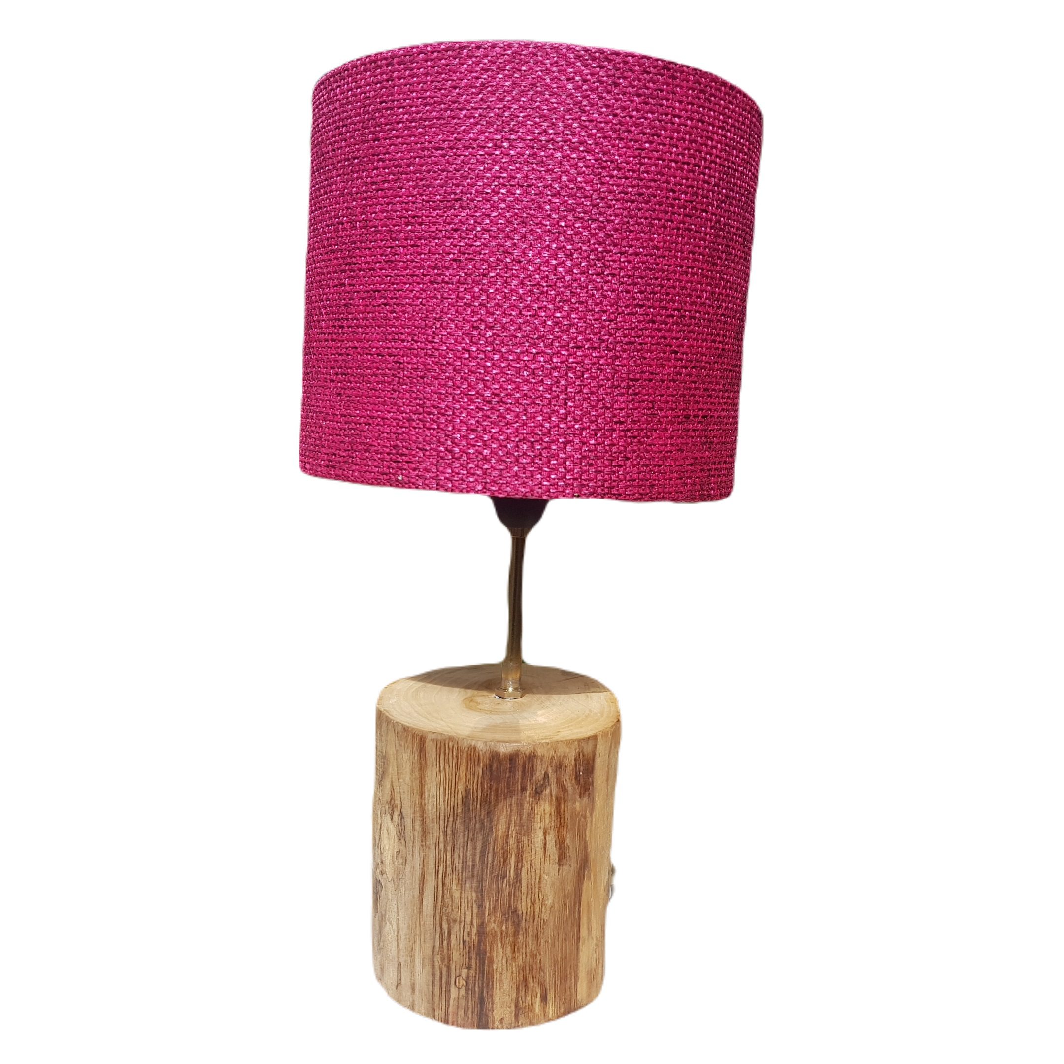Price and Buy Rustic Wooden Log Table Lamp – Unique Natural Design for Home - Image 3