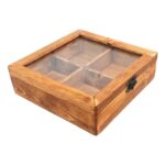 Price and Buy Rustic Wooden Nut Storage Box – Keeps Nuts Fresh & Organized