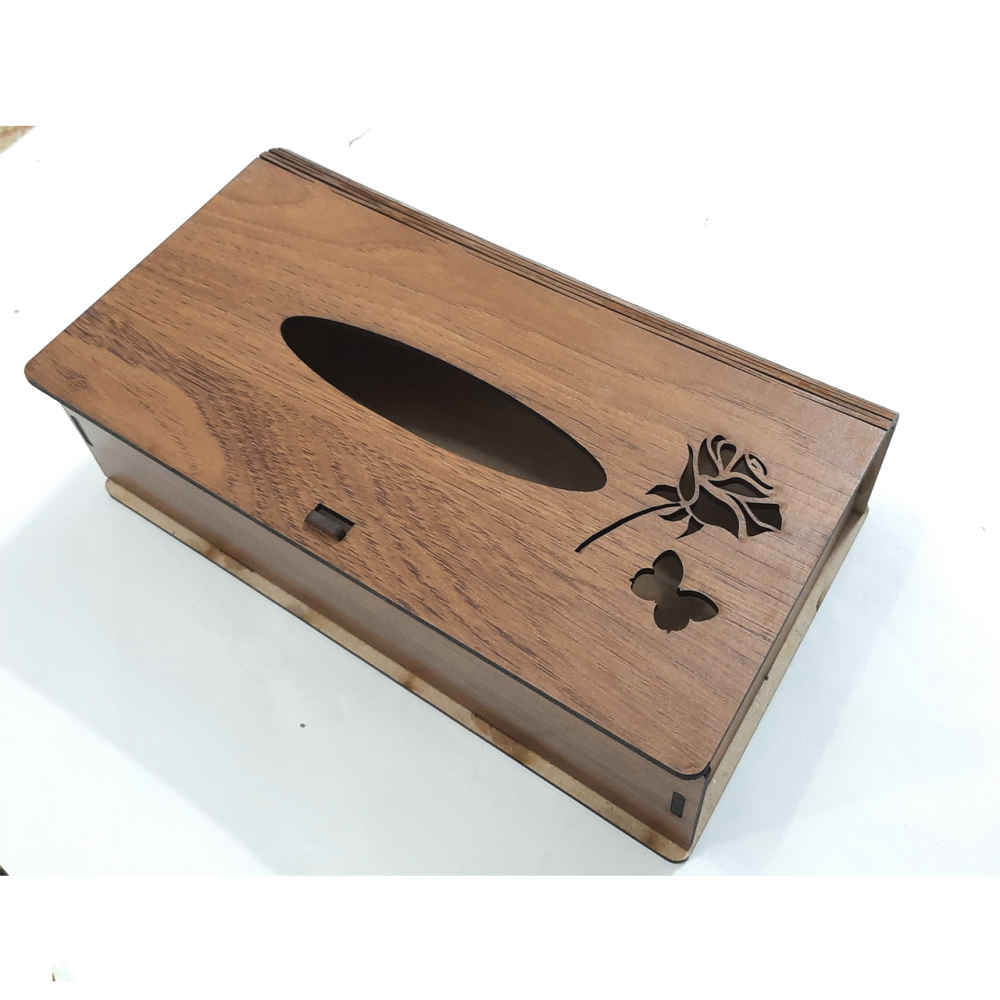 Price and Buy Rustic Wooden Tissue Box Cover – Parvaneh - Image 3