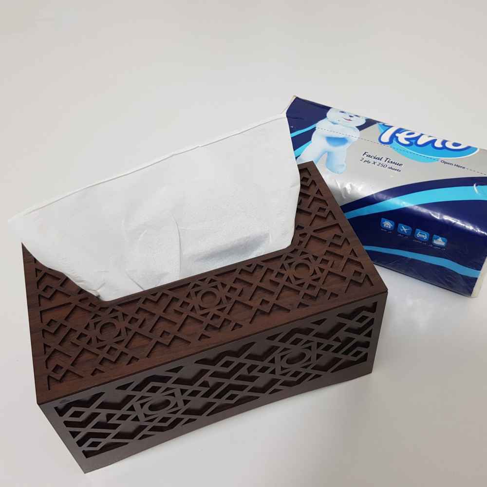Price and Buy Rustic Wooden Tissue Box Cover – Shams - Image 3
