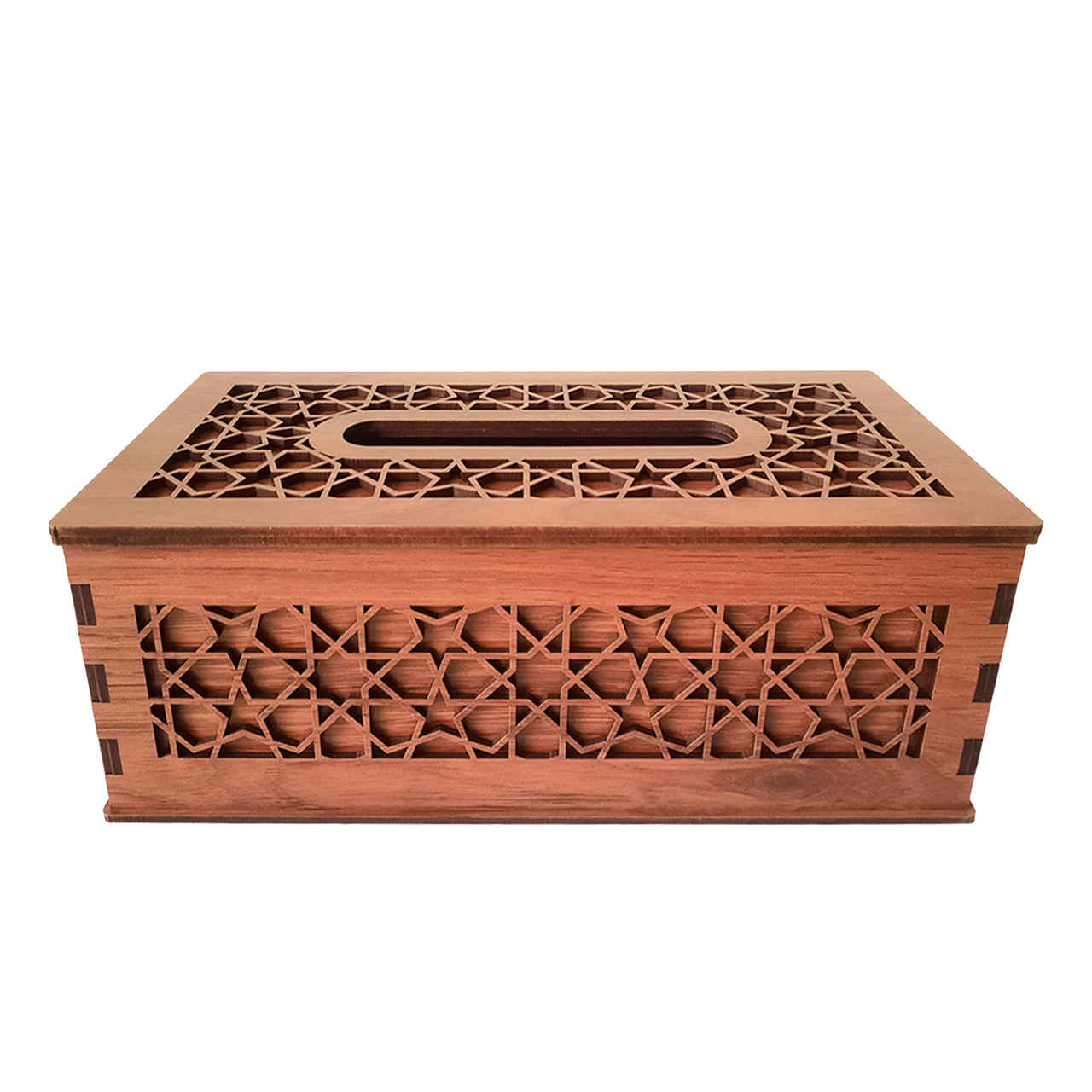 Price and Buy Rustic Wooden Tissue Box Cover – Traditional Design - Image 4