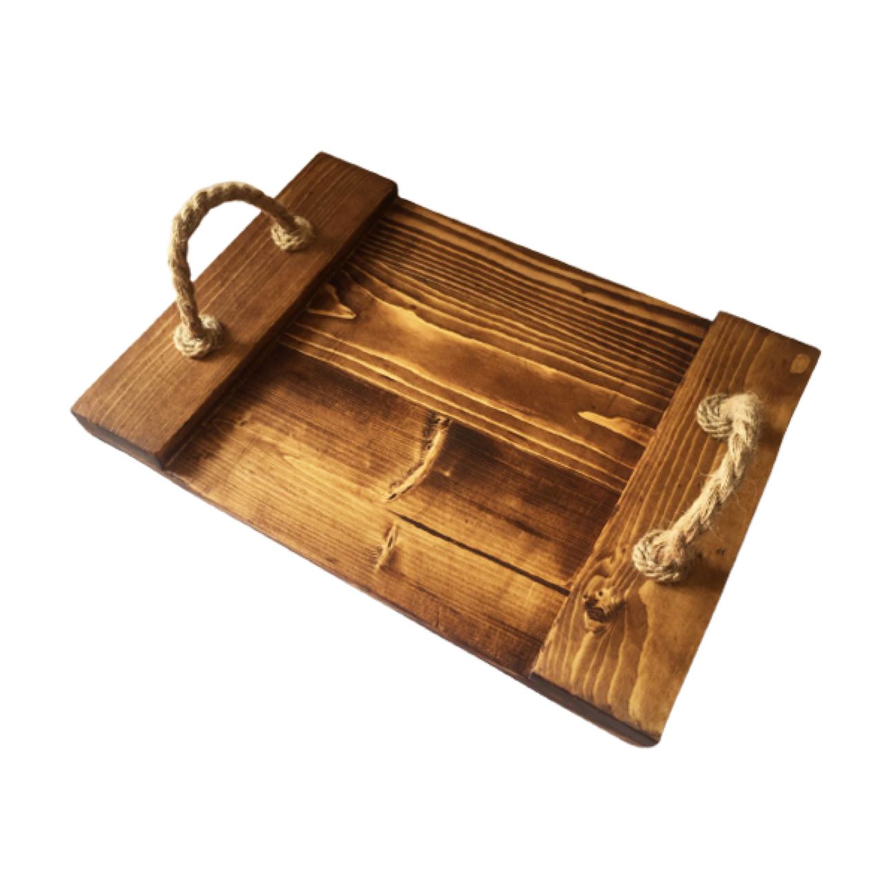 Price and Buy Rustic Wooden Tray with Jute Handles – Suitable for Coffee Tables_6902c593bbbf3.jpeg Price and Buy Rustic Wooden Tray with Jute Handles – Suitable for Coffee Tables - Image 1