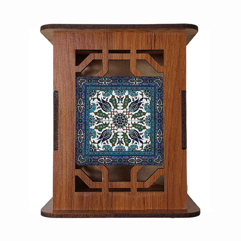 Price and Buy Safa Pattern – Elegant Wooden Pen Holder with Persian Motifs