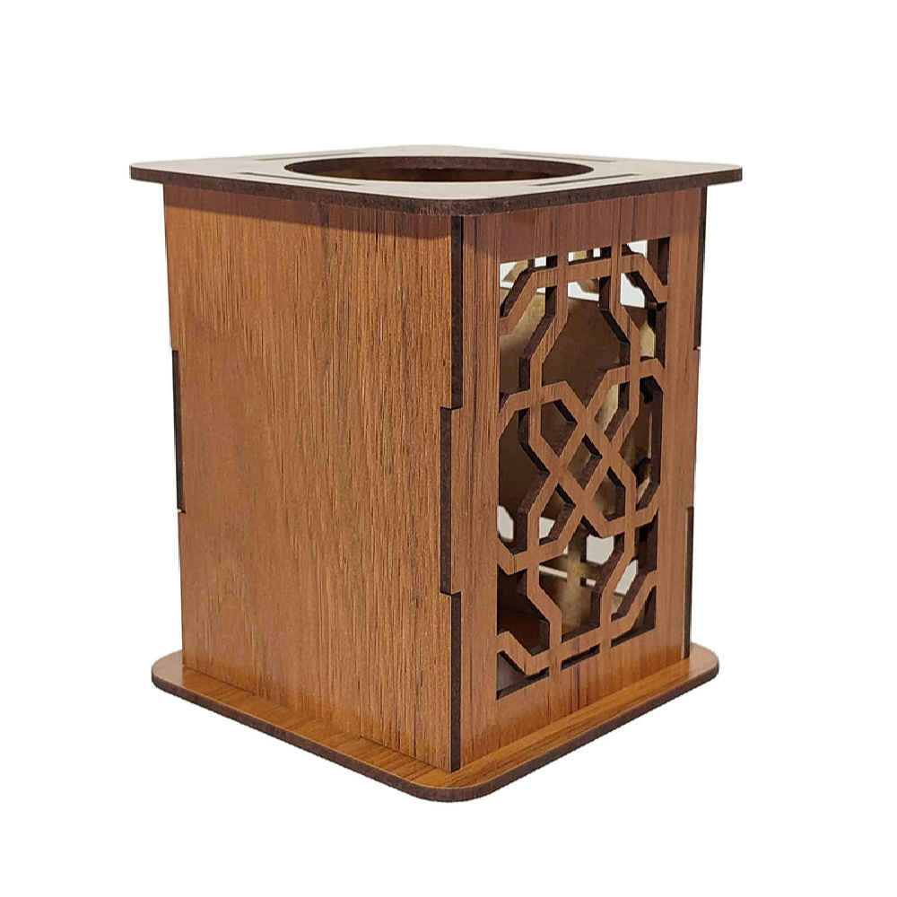 Price and Buy Safa Pattern – Elegant Wooden Pen Holder with Persian Motifs - Image 3