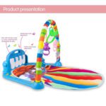 Price and Buy Safe and Soft Animal Print Baby Mat with Piano and Rattles - Image 3