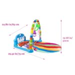 Price and Buy Safe and Soft Animal Print Baby Mat with Piano and Rattles - Image 5