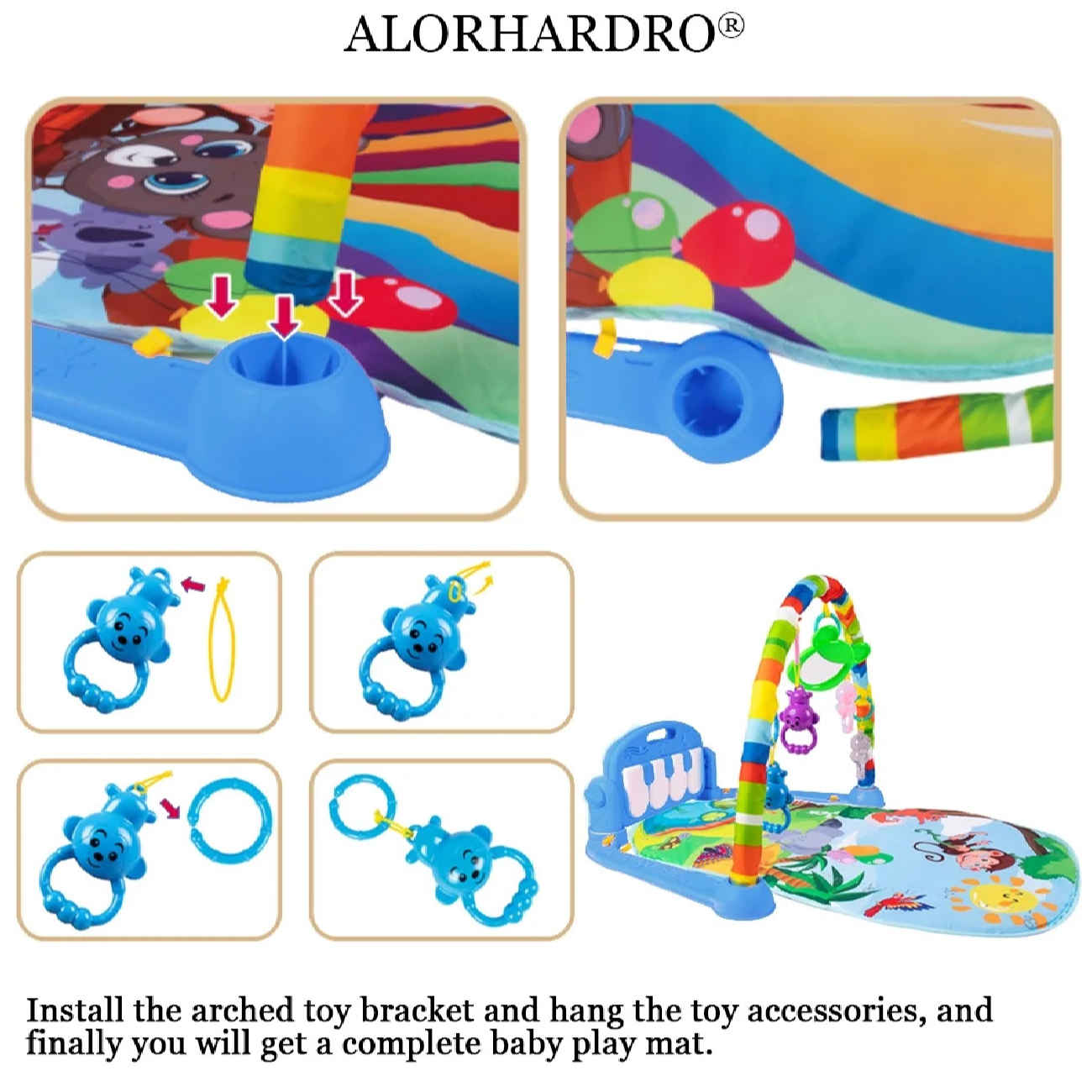 Price and Buy Safe and Soft Animal Print Baby Mat with Piano and Rattles_6903a39799b94.jpeg Price and Buy Safe and Soft Animal Print Baby Mat with Piano and Rattles - Image 11