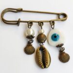 Price and Buy Safety Pin Brooch for Women – Scallop Model for Elegant Style
